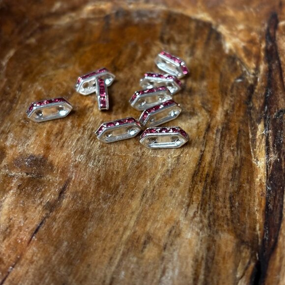 Rhinestone Bead Spacers/Bridges/Rondelle  (Fire Mountain Gems) (9 bags) - Picture 8 of 14